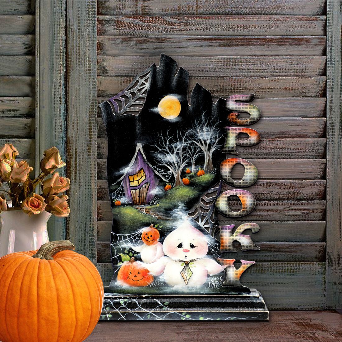 Not Too Spooky Halloween Door Decor by Jamie Mills-Price - Thanksgiving Halloween Decor - 8457408H