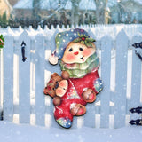 Christmas Bearly Holiday Door Decor by Jamie Mills-Price - Christmas Decor - 8457501H