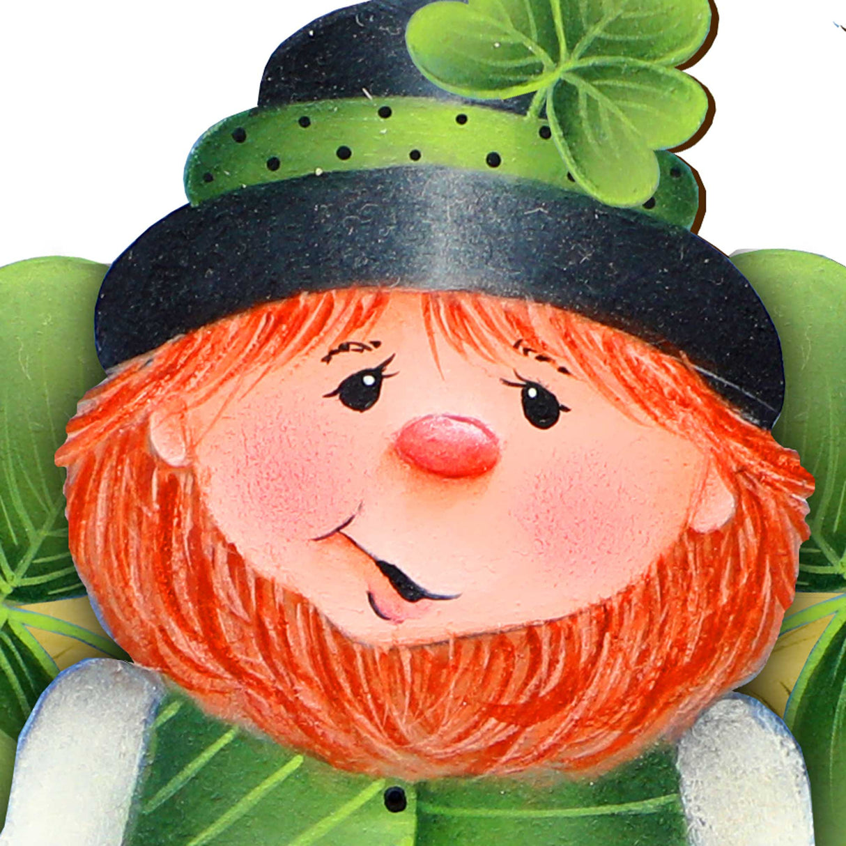 Lepricon's Pot Full of Gold Spring Door Decor by Jamie Mills-Price - Celtic Decor - 8457707H-MP