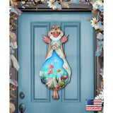 Beach Blessing Angel Coastal Door Decor by Jamie Mills-Price - Coastal Holiday Decor - 8457901H