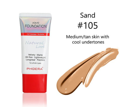 Matte, Silky, Tube Liquid Foundation, Ladies Products - Lootquake
