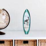 Pelican Surfboard Coastal Outdoor Décor Large Ornament by G. DeBrekht - Coastal Holiday Décor - 8490107MS