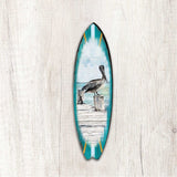 Pelican Surfboard Coastal Outdoor Décor Large Ornament by G. DeBrekht - Coastal Holiday Décor - 8490107MS