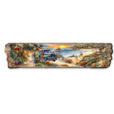 Coastal Sunrise Wooden Wall Art by G. DeBrekht Coastal Décor - 8491111W