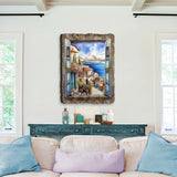 Coastal Town Window Wall Art by G. DeBrekht Coastal Décor - 8492107W