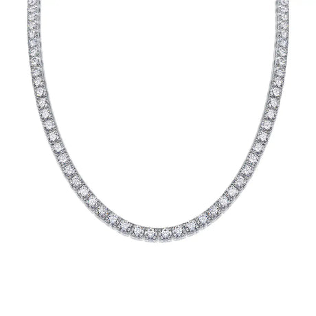 Endless Stream Of Stars 0.5ct Luxury Fashion Mossan Diamond S925 Silver Necklace - Lootquake