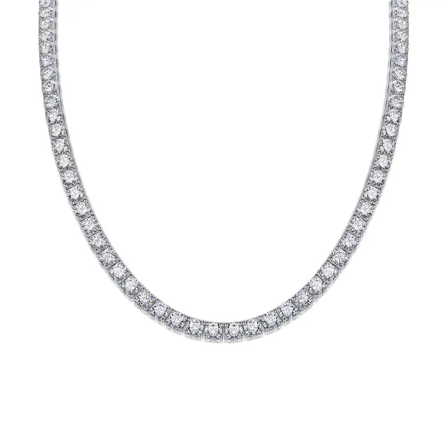 Endless Stream Of Stars 0.5ct Luxury Fashion Mossan Diamond S925 Silver Necklace - Lootquake