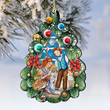 Nutcracker Christmas Tree Wooden Ornaments by G. DeBrekht - Christmas Decor - 8119184