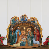 Orthodox Nativity Scene Holiday Door Decor by G. Debrekht - Nativity Holiday Decor - 8652762H