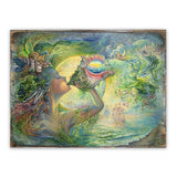 Call of the Sea Fantasy Wooden Wall Art by Josephine Wall - Fantasy Décor - 852129-JW