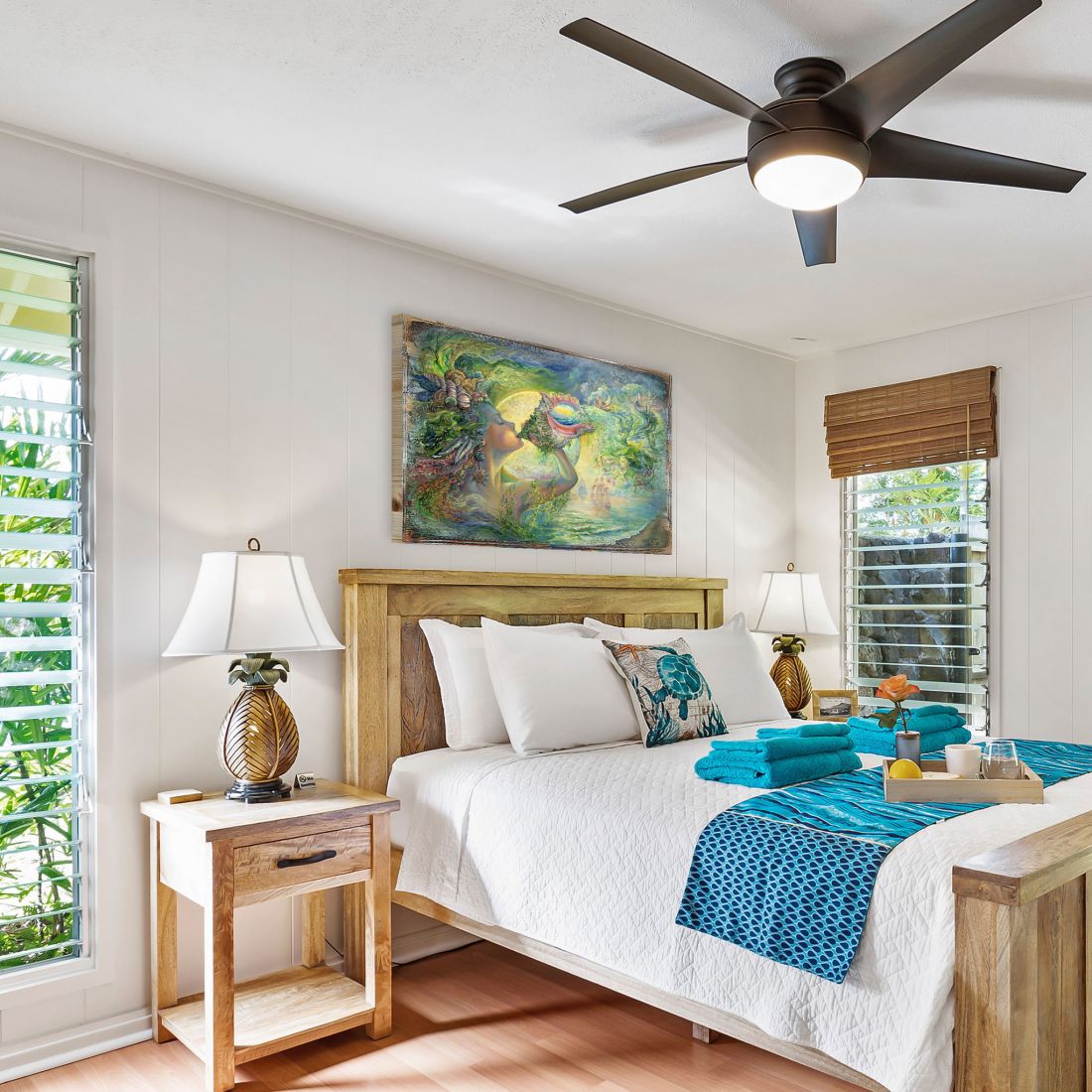 Call of the Sea Fantasy Wooden Wall Art by Josephine Wall - Fantasy Décor - 852129-JW