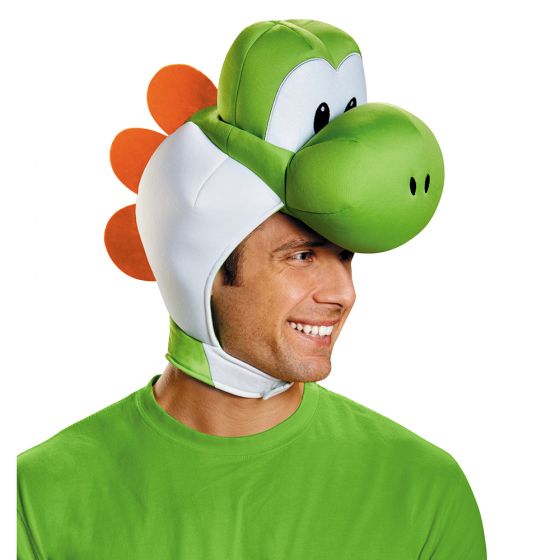 Adults Yoshi Headpiece Costume Hat