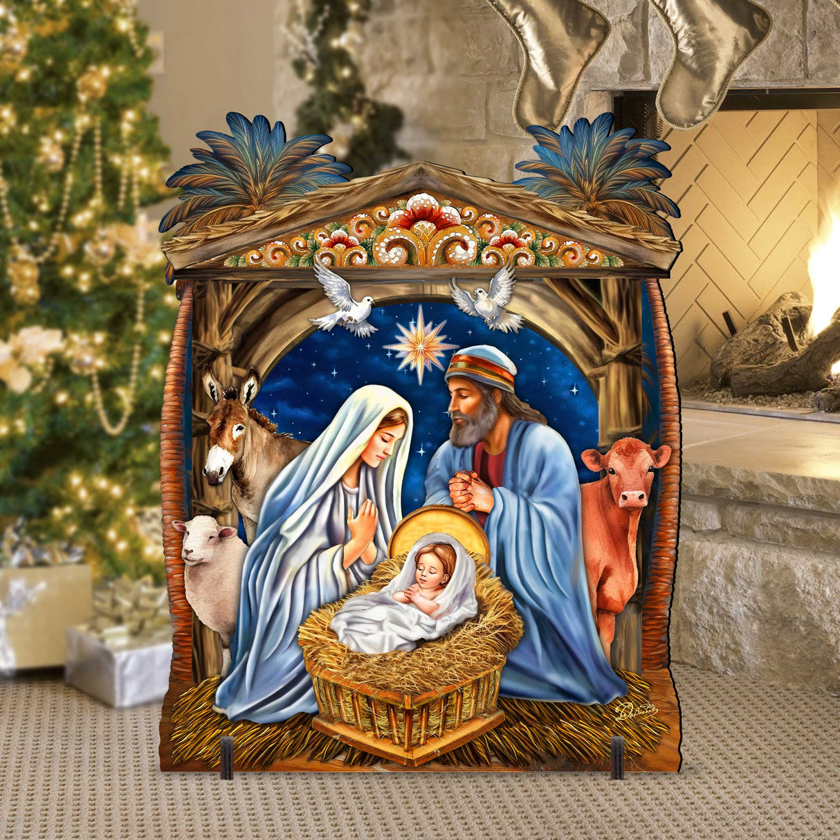 Nativity Outdoor Décor Yard Décor by G. Debrekht - Nativity Holiday Décor - 852761F