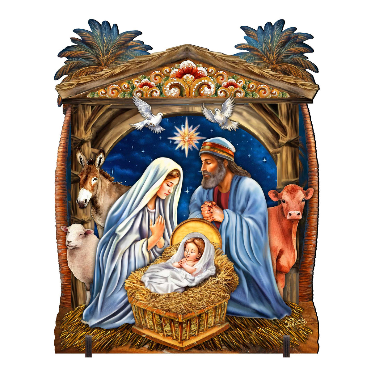 Nativity Outdoor Décor Yard Décor by G. Debrekht - Nativity Holiday Décor - 852761F