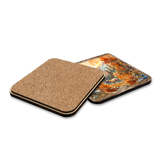 Caribou Wooden Cork Placemat and Coasters Gift Set of 7 by Nature Wonders Nature Wildlife Décor  - 85408C-S7