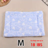 Manta rectangular para mascotas, resistente a la suciedad y para todas las estaciones - Cómoda cama con estampado de pata de perro y corazón (1 unidad)