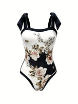 Women's Two-piece Casual Swimsuit P96 Black - Lootquake