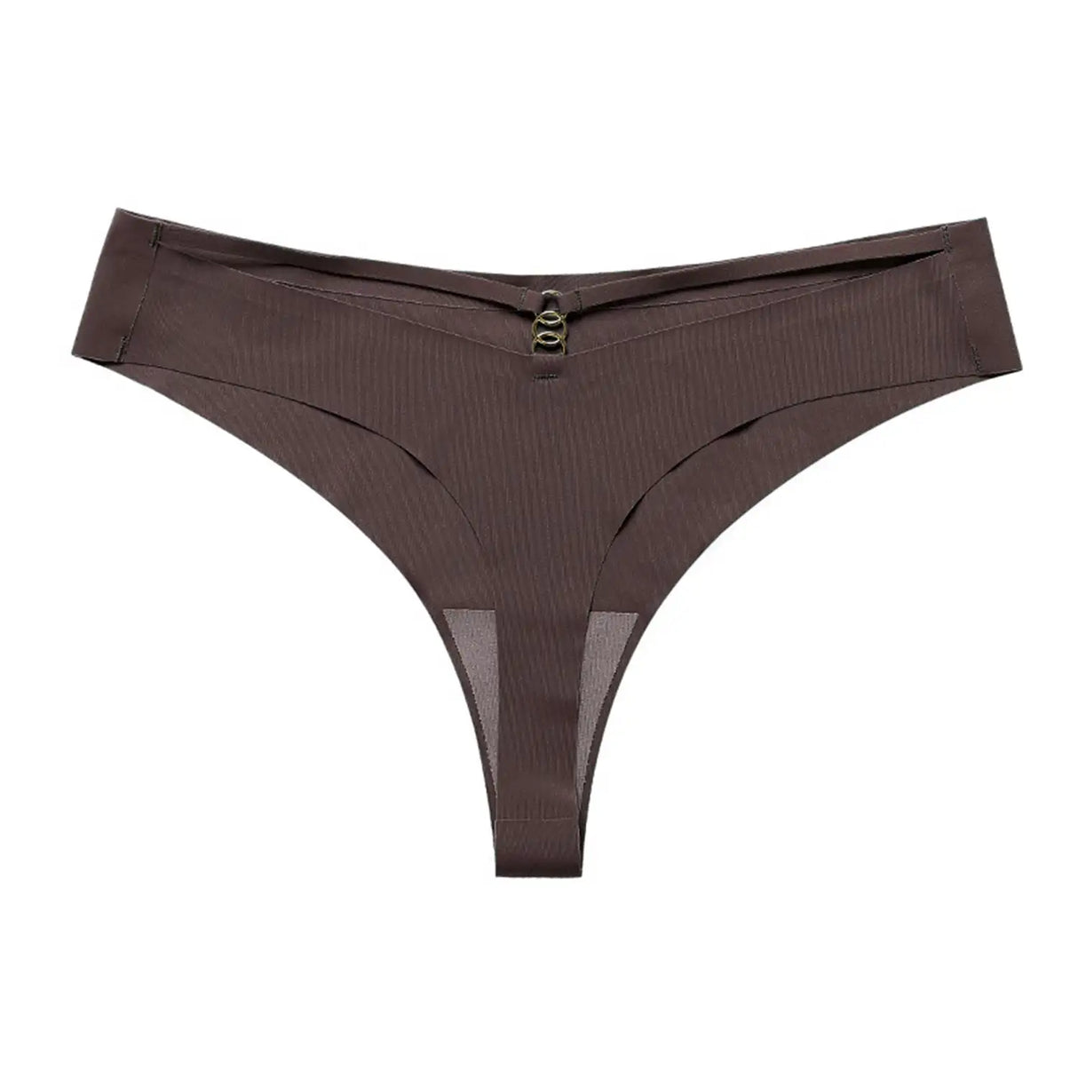 Panties Set Women Seamless Panties Sexy Low-Waist G-String Thong Ice Silk Underwear Hollow Out T-Back Solid Bandage Female Lingerie - Lootquake