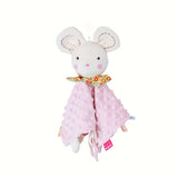 Elephant Security Blanket for Toddlers - Soft Cotton Snuggle Animal Toy, Hand Washable, Baby Lovey Gift for Boys & Girls Aged 3-12 Years - Plush Stuffed Elephant Comforter