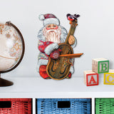 Decoración navideña para puerta con Papá Noel y violín de G. DeBrekht - Decoración navideña con muñeco de nieve y Papá Noel - 8116210H