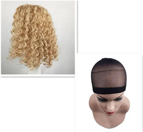 Beautiful short curly wig - Lootquake
