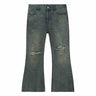 Cotton Retro Make Old Ripped Loose Micro-flared Trousers Jeans - Lootquake