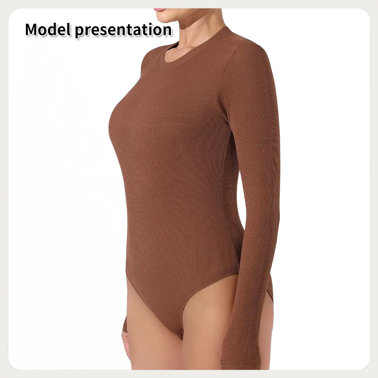 Women's Fashion Simple Solid Color Bodysuit - Lootquake