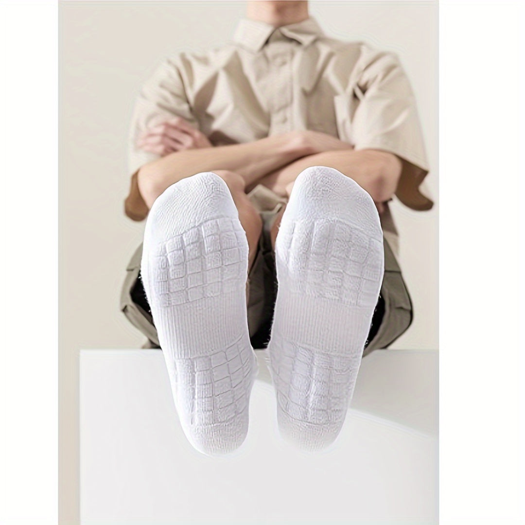 1/6 pares de calcetines deportivos de entrenamiento acolchados unisex, transpirables y absorbentes de humedad para mujer