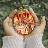 The Enchanted Nutcracker Suite Wooden Ornaments Set of 12 by G. DeBrekht - Christmas Décor - 8610103-S12