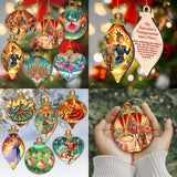 The Enchanted Nutcracker Suite Wooden Ornaments Set of 12 by G. DeBrekht - Christmas Décor - 8610103-S12