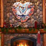 Decoración navideña para puertas con cisnes de G. Debrekht - Decoración infantil y familiar - 8611038H