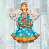 Decoración para puerta con el ángel guardián del mar de G. DeBrekht - Decoración costera navideña - 8152724H