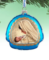 Mother of God Glass Rainbow Christmas Ornament by D. Gelsinger - Nativity Holiday Decor - 756-025-DG