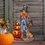 Decoración de puerta con calabaza de Halloween de G. DeBrekht - Decoración de Halloween - 8652796H