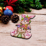 Adornos rústicos de conejito - Decoración primaveral de Pascua - Regalo de Pascua de J. Mills-Price - 8652832