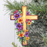 Adornos de madera con forma de cruz de la serenidad para el jardín de G. DeBrekht, decoración de Pascua y primavera - 8688168