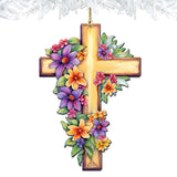 Adornos de madera con forma de cruz de la serenidad para el jardín de G. DeBrekht, decoración de Pascua y primavera - 8688168