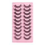 False Eyelashes, DD Curve, Thick, Eyelash, Ten Pairs