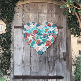 Coastal Heart Door Decor by G. DeBrekht - Coastal Holiday Decor - 8198737H
