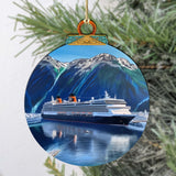 Adornos de madera para crucero por la cumbre de Alaska de G.Debrekht - Decoración navideña con temática de vida silvestre - 870067