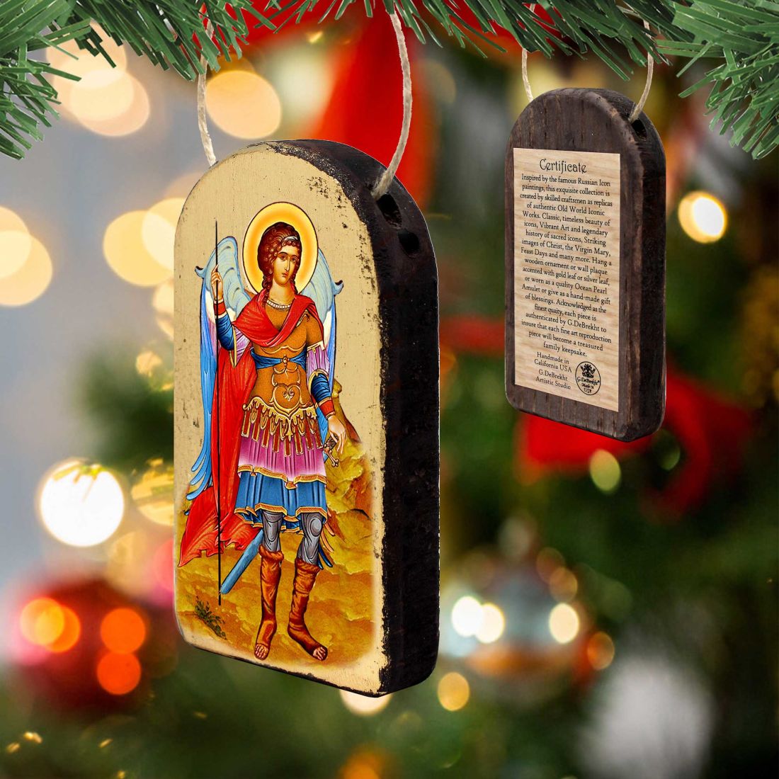 Adorno religioso cristiano de San Miguel Ángel - Decoración inspiradora - 87022