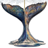 Humpback Whale Tail Wooden Ornaments by G.Debrekht - Wildlife Holiday Décor - 8710104-1