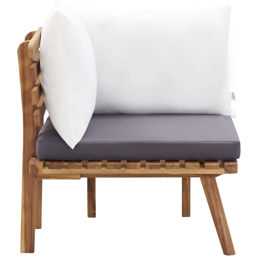vidaXL 6 Piece Patio Lounge Set Solid Acacia Wood