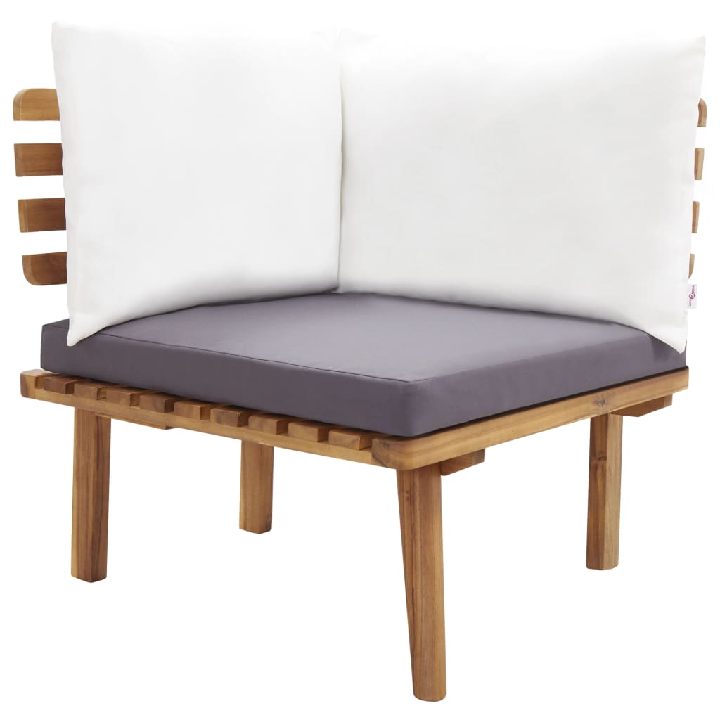 vidaXL 6 Piece Patio Lounge Set Solid Acacia Wood