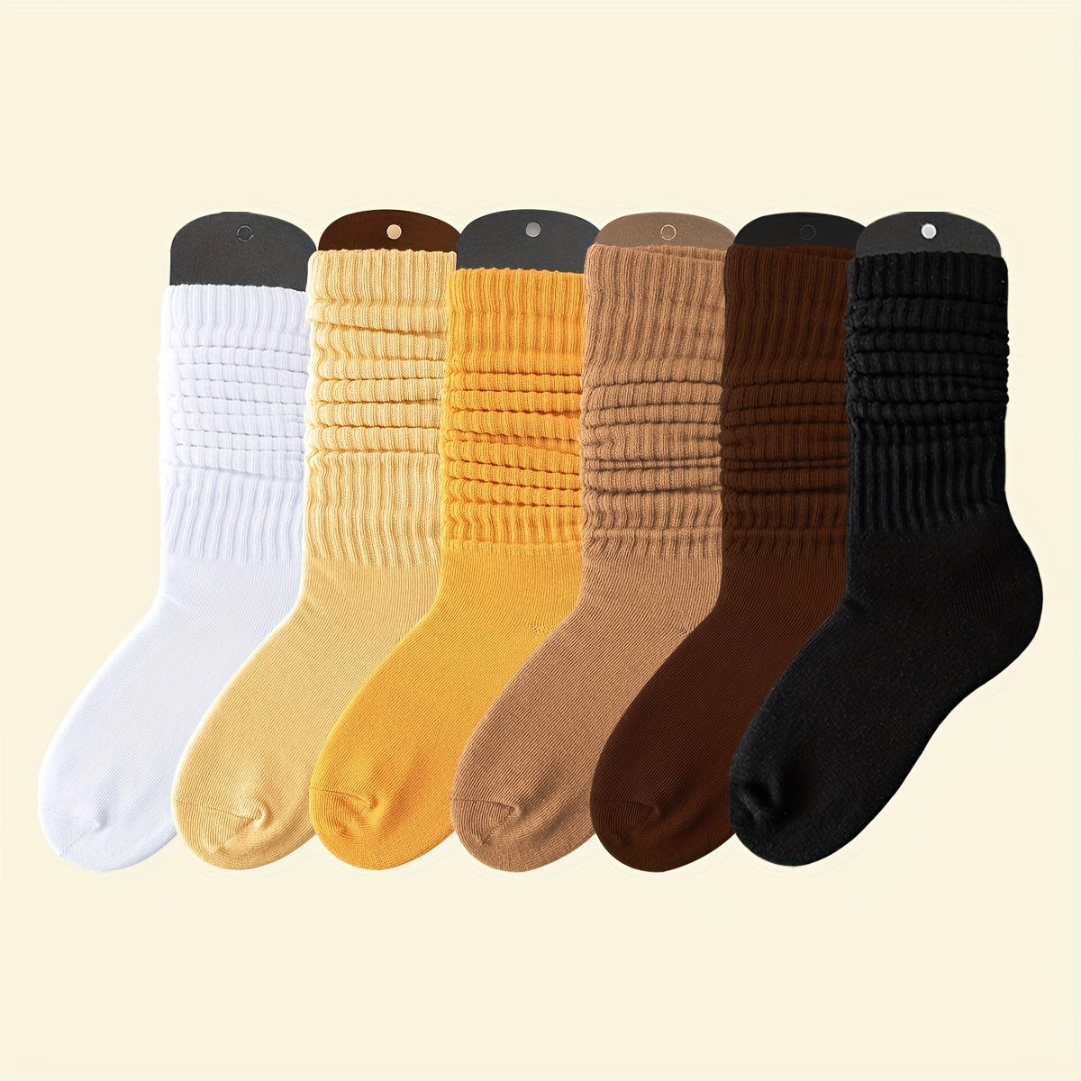 Lot de 3 paires de chaussettes mi-mollet classiques pour femme, grandes tailles, confortables et souples, pour un usage quotidien