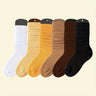 Lot de 3 paires de chaussettes mi-mollet classiques pour femme, grandes tailles, confortables et souples, pour un usage quotidien