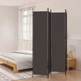 vidaXL Room Divider Folding Partition Privacy Screen for Home Office Fabric