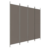 vidaXL Room Divider Folding Partition Privacy Screen for Home Office Fabric