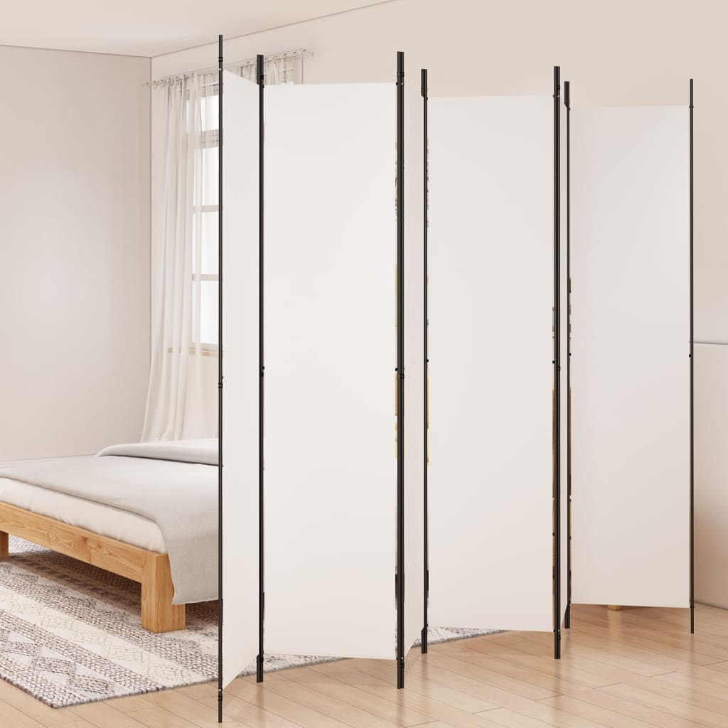 vidaXL Room Divider Folding Partition Privacy Screen for Home Office Fabric