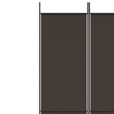 vidaXL Room Divider Folding Partition Privacy Screen for Home Office Fabric